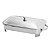 SUPORTE DE AÇO INOX C/REFRATÁRIO E TAMPA MANHATTAN 37X23CM - Imagem 1