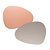 LUGAR AMERICANO PVC DUPLA FACE ROSA/CINZA CLARO 43x32cm - Imagem 1