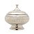 POTICHE DECORATIVO DE PRATA ROMA 12x14cm - Imagem 2