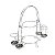 SUPORTE ARAMADO CROMADO P/PRATOS E TALHERES 49CM - Imagem 2