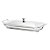 SUPORTE ARAMADO DE AÇO INOX C/REFRATÁRIO C/TAMPA 34X20CM - Imagem 1