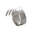 CJ 4 ANÉIS P/GUARDANAPOS METAL GARFO PRATEADO 7x3x4cm - Imagem 2