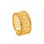 CJ 4 ANÉIS P/GUARDANAPOS METAL DOURADO 5x3x5cm - Imagem 1