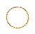 CJ 4 ANÉIS P/GUARDANAPOS ZINCO CORAÇÃO DOURADO 5x1x4cm - Imagem 3