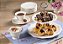 PRATO P/DOCE DUPLO DE PORCELANA - Imagem 1