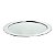 BANDEJA DE AÇO INOX C/VIDRO BRANCO GARÇOM 36CM - Imagem 2