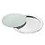 BANDEJA DE AÇO INOX C/VIDRO BRANCO GARÇOM 36CM - Imagem 4