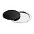 BANDEJA DE AÇO INOX C/VIDRO PRETO GARÇOM 36CM - Imagem 3