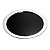 BANDEJA DE AÇO INOX C/VIDRO PRETO GARÇOM 36CM - Imagem 2