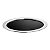 BANDEJA DE AÇO INOX C/VIDRO PRETO GARÇOM 36CM - Imagem 1