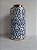 POTICHE DECORATIVO PORCELANA AZUL/BRANCO 18x36cm - Imagem 1