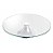 PRATO P/BOLO DE VIDRO C/PÉ DE AÇO INOX MÔNACO 33CM - Imagem 2