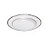 JG 6 PRATOS FUNDO DE PORCELANA BONE CHINA BLUE GOLD - Imagem 2