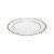 CJ 6 PRATOS DE JANTAR DE PORCELANA ALTO RELEVO GOLD 27CM - Imagem 2