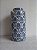 POTICHE DECORATIVO PORCELANA AZUL/BRANCO 18x36cm - Imagem 1