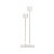 CASTIÇAL DE PRATA P/2 VELAS ROMA 23/29CM - Imagem 2