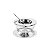 PORTA CAVIAR C/COLHER DE PRATA MOON 14CM - Imagem 7