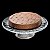 PRATO P/BOLO DE CRISTAL C/PÉ DE PRATA CAPELLA 35,5CM - Imagem 8