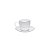 JG 6 XÍCARAS CHÁ PÍRES PORCELANA BONE CHIN KIEV PRATEAD220ML - Imagem 1