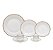 JG DE JANTAR DE PORCELANA BONE CHINA MINSK DOURADO 42PCS - Imagem 1