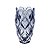 VASO DE CRISTAL DE CHUMBO BLOB AZUL 16,3X30CM - Imagem 1