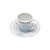 CJ 6 XÍCARAS P/CAFÉ C/PIRES FLOWER PATT 90ML - Imagem 1