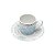 CJ 6 XÍCARAS P/CAFÉ C/PIRES FLOWER PATT 90ML - Imagem 2