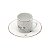 CJ 6 XÍCARAS P/CAFÉ C/PIRES COFFEE TIME 90ML - Imagem 1