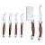 CJ 6PC P/QUEIJO DE AÇO INOX C/CABO PLÁSTICO - Imagem 4