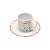 CJ 6 XÍCARAS P/CAFÉ C/PIRES LEAVES AND FLOWERS 90ML - Imagem 1