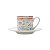 CJ 6 XÍCARAS P/CAFÉ C/PIRES LEAVES AND FLOWERS 90ML - Imagem 3