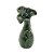 VASO DECORATIVO PORCELANA LEAF VERDE 11x8x20cm - Imagem 1