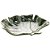 FOLHA DECORATIVA PORCELANA LEAF VERDE 22x19x6cm - Imagem 3