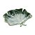 FOLHA DECORATIVA PORCELANA LEAF VERDE 22x19x6cm - Imagem 2