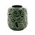 VASO DECORATIVO PORCELANA LEAF VERDE 9x10cm - Imagem 1