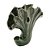 VASO DECORATIVO PORCELANA LEAF VERDE 17x8x18cm - Imagem 4