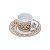 CJ 6 XÍCARAS DE CAFÉ DE PORCELANA C/PIRES UCE 90ML - Imagem 2