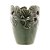 VASO DECORATIVO PORCELANA LEAF VERDE 9x12cm - Imagem 3