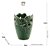 VASO DECORATIVO PORCELANA LEAF VERDE 9x12cm - Imagem 7