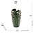 VASO DECORATIVO PORCELANA LEAF VERDE 10x17cm - Imagem 7