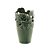 VASO DECORATIVO PORCELANA LEAF VERDE 10x17cm - Imagem 2