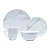 APARELHO DE JANTAR 16PC DE PORCELANA MARBLE - Imagem 1