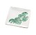 CJ 2 MINI CENTROS MESA DECORATIVO PORCELANA LEAF 12x12x2cm - Imagem 2