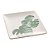 CJ 2 MINI CENTROS MESA DECORATIVO PORCELANA LEAF 12x12x2cm - Imagem 4