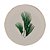 CJ 4 MINI CENTROS DE MESA DECORATIVO PORCELANA LEAF 15x2cm - Imagem 6