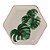 CJ 4 MINI CENTROS MESA DECORATIVO PORCELANA LEAF 12x11x2cm - Imagem 6