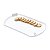 PRATO P/BOLO DE PORCELANA BIRD 31,1X18,9X3,7CM - Imagem 3