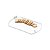 PRATO P/BOLO DE PORCELANA BIRD 25,4X15,8X3,6CM - Imagem 3
