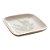 CJ 4 MINI CENTROS MESA DECORATIVO PORCELANA LEAF 11x11x2cm - Imagem 3