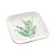 CJ 4 MINI CENTROS MESA DECORATIVO PORCELANA LEAF 11x11x2cm - Imagem 1